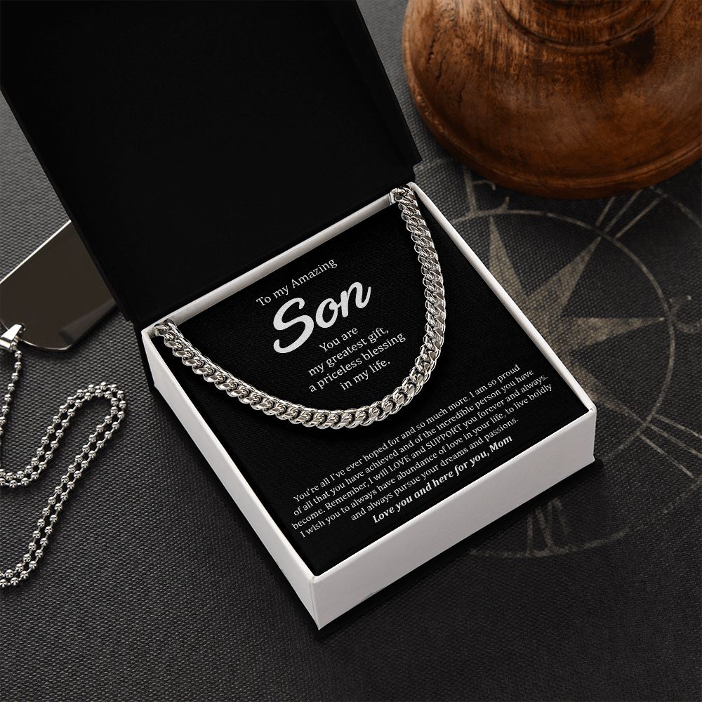 My Son | You are amazing - Cuban Link Chain