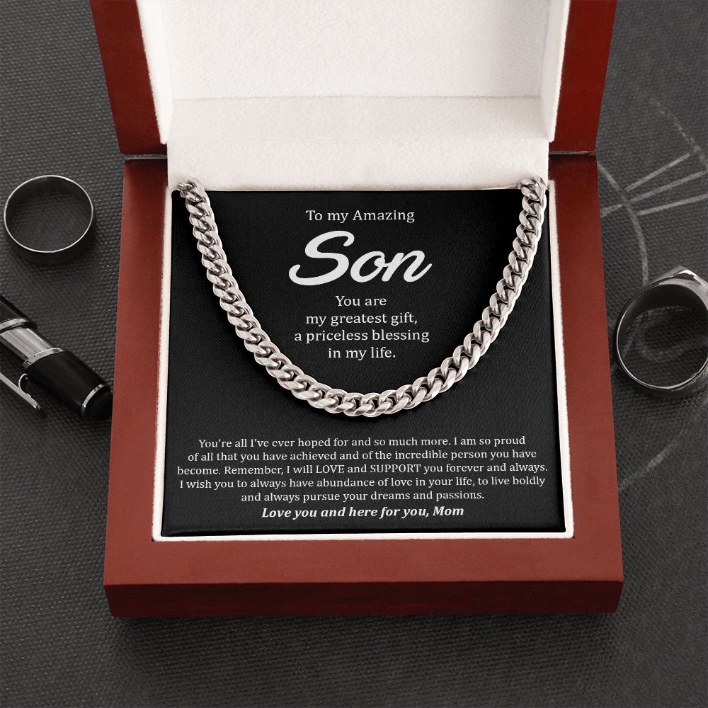 My Son | You are amazing - Cuban Link Chain