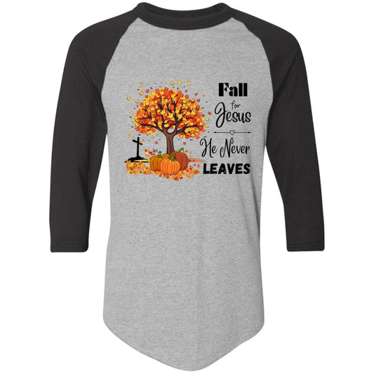 Fall for Jesus Colorblock Raglan Jersey