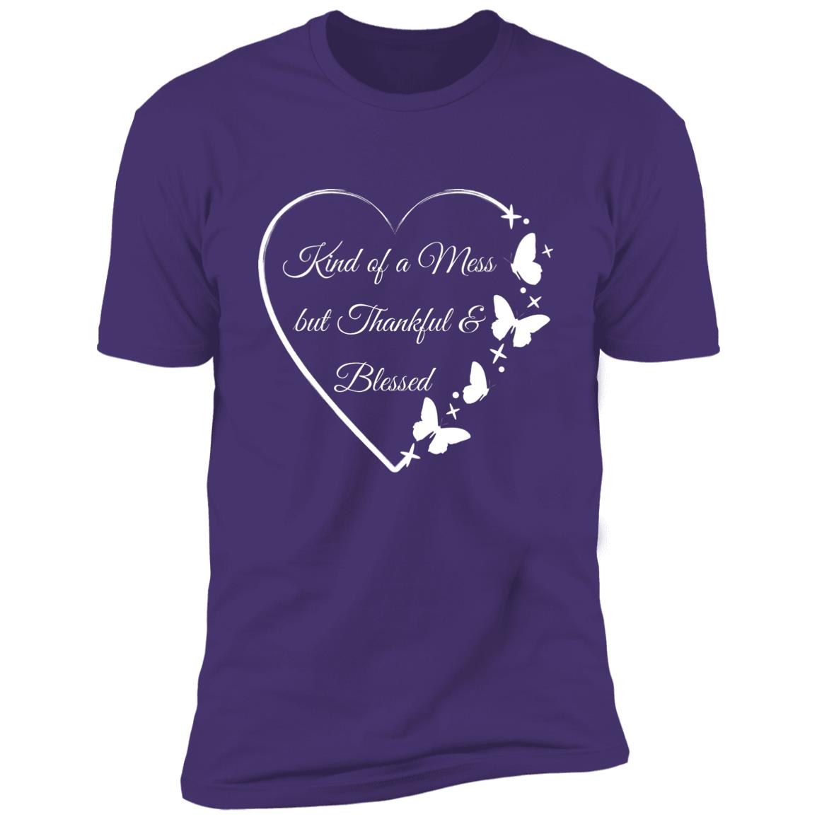 Kind of a Mess/Heart and Butterflies Premium Short Sleeve T-Shirt