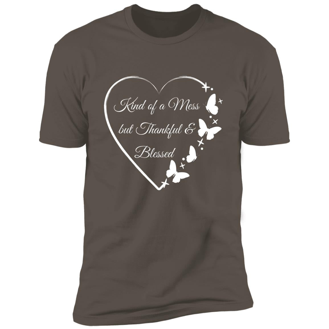 Kind of a Mess/Heart and Butterflies Premium Short Sleeve T-Shirt