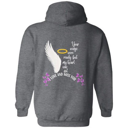 Your wings front Z66x Pullover Hoodie 8 oz (Closeout)