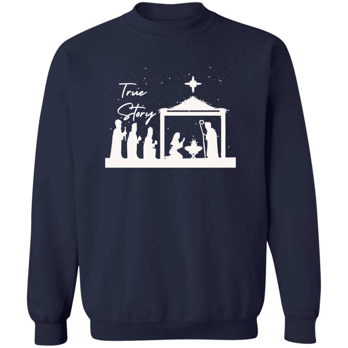 True Story White - Pullover Sweatshirt