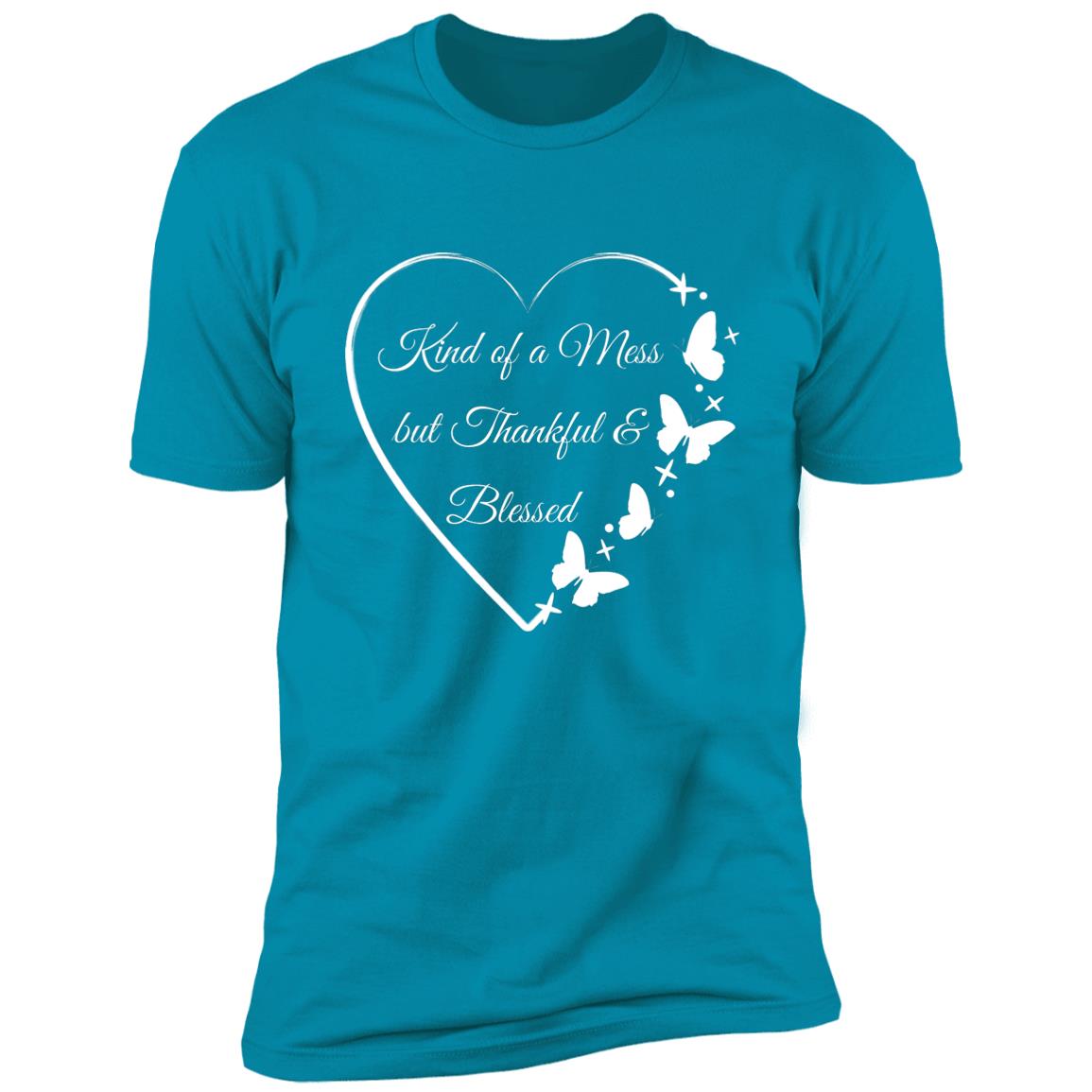 Kind of a Mess/Heart and Butterflies Premium Short Sleeve T-Shirt