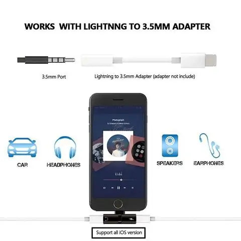 IPhone Charge and Audio Adaptor