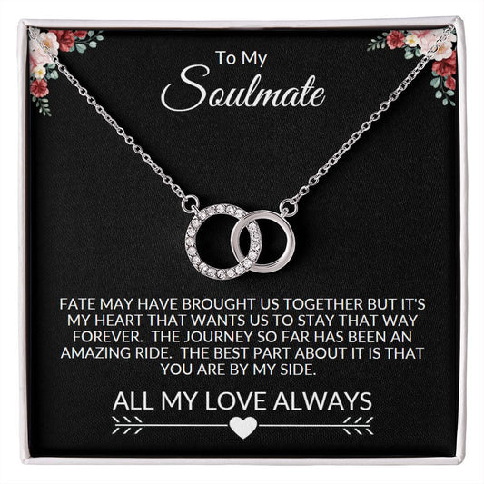 Perfect Pair Necklace - To My Soulmate