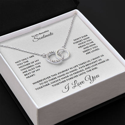 Perfect Pair Necklace - To My Beautiful Soulmate