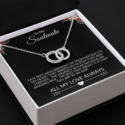 Perfect Pair Necklace - To My Soulmate