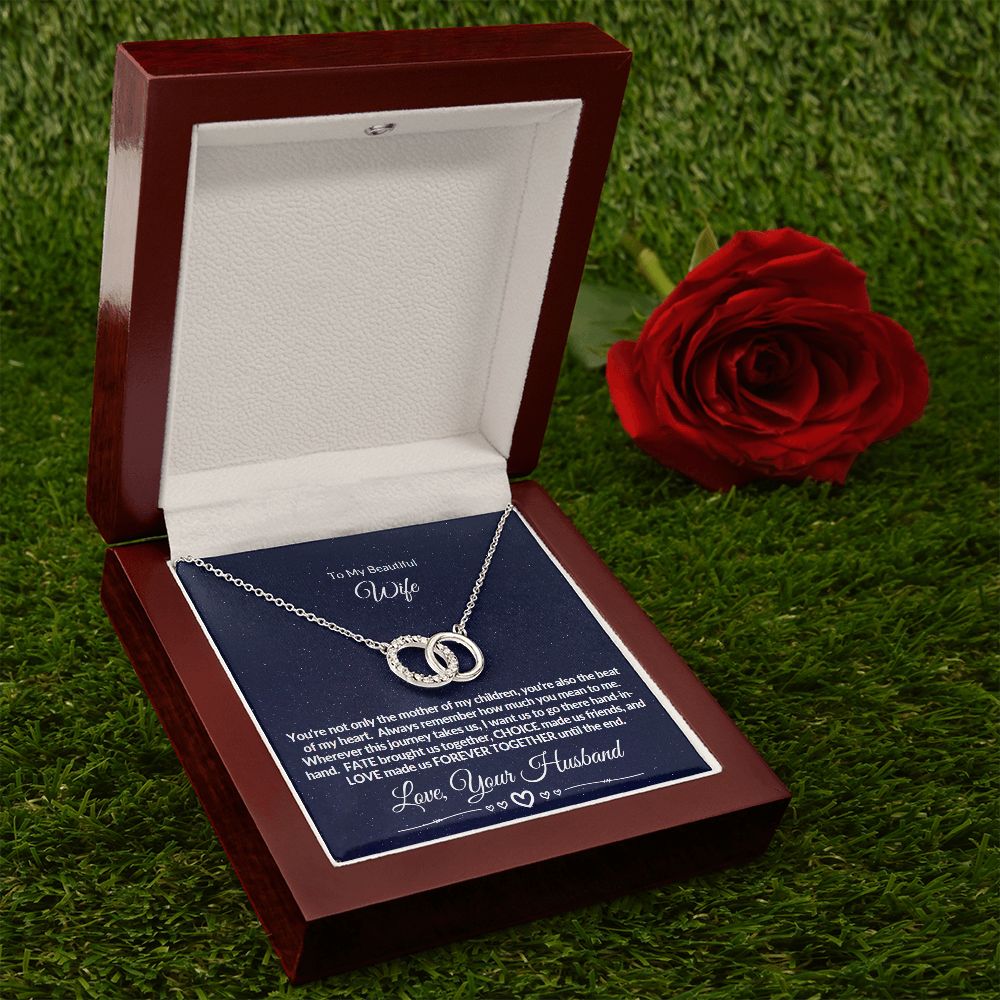 Perfect Pair Necklace - To My Beautiful Wife