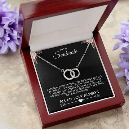 Perfect Pair Necklace - To My Soulmate