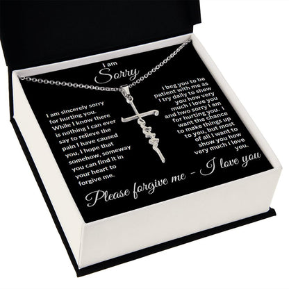 Faith Cross Necklace - I am Sorry