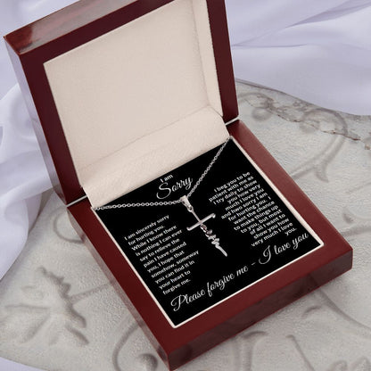 Faith Cross Necklace - I am Sorry