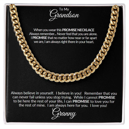 Cuban Link Chain Grandson from Granny