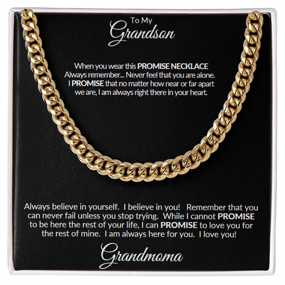 Cuban Link Chain Grandson from Grandmoma