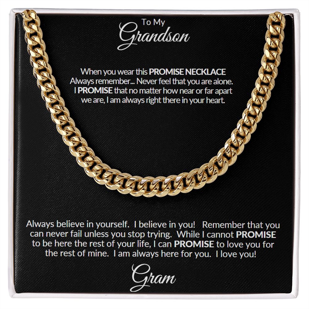 Cuban Link Chain Grandson from Gram