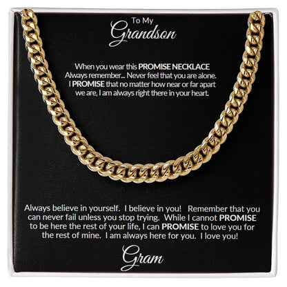 Cuban Link Chain Grandson from Gram