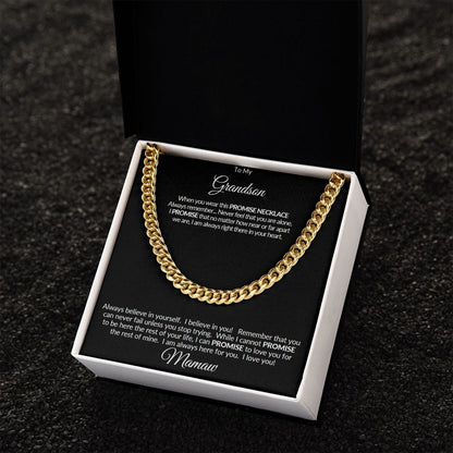 Cuban Link Chain Grandson from Mamaw
