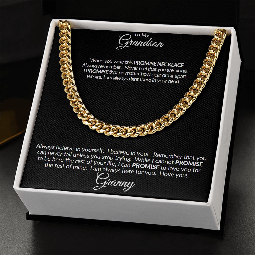 Cuban Link Chain Grandson from Granny