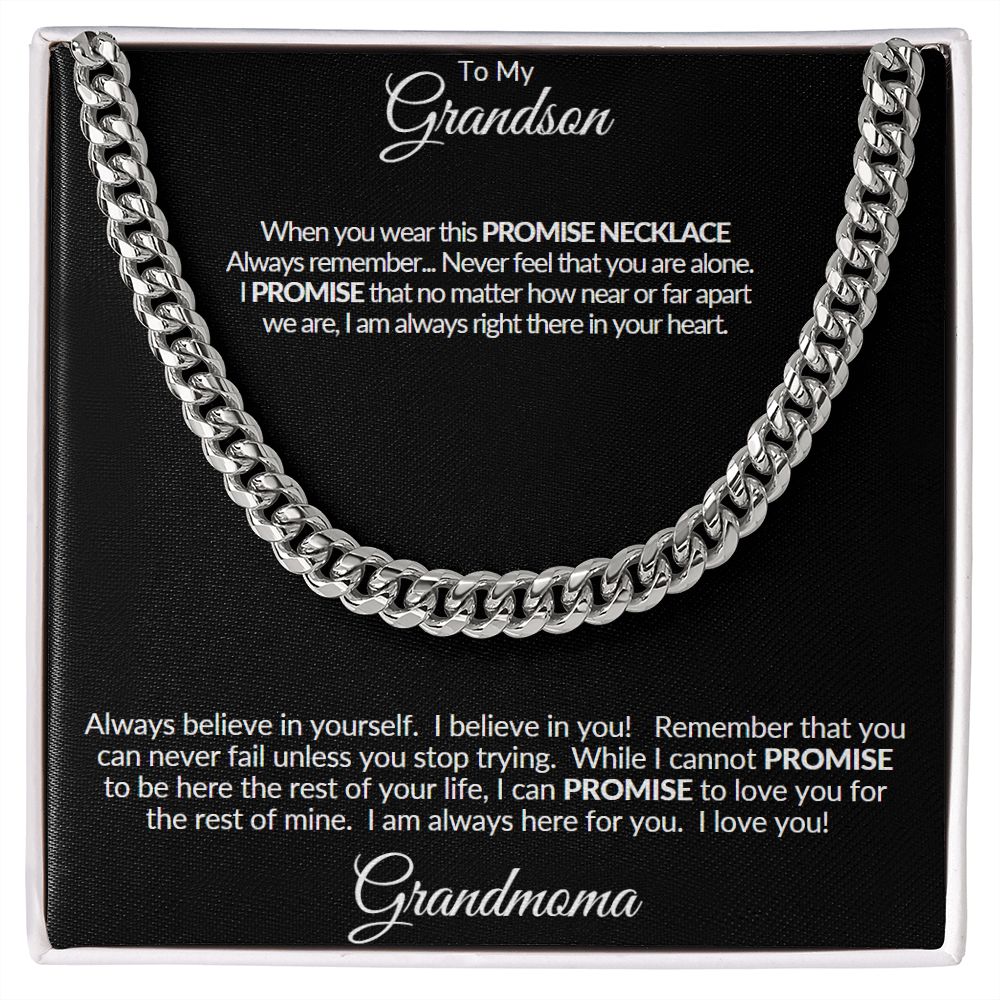Cuban Link Chain Grandson from Grandmoma