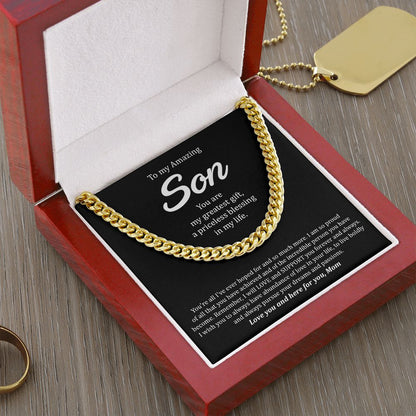 My Son | You are amazing - Cuban Link Chain