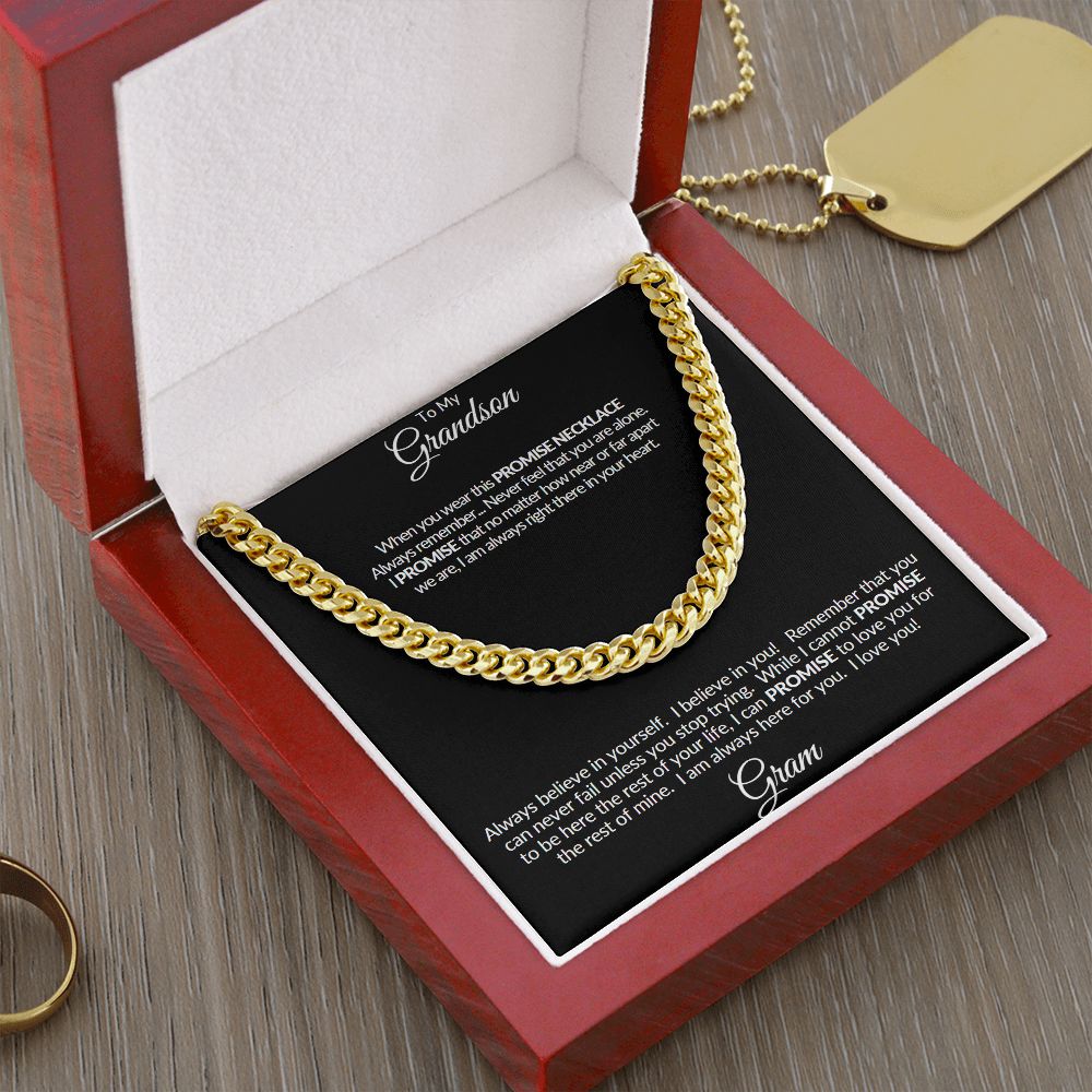 Cuban Link Chain Grandson from Gram