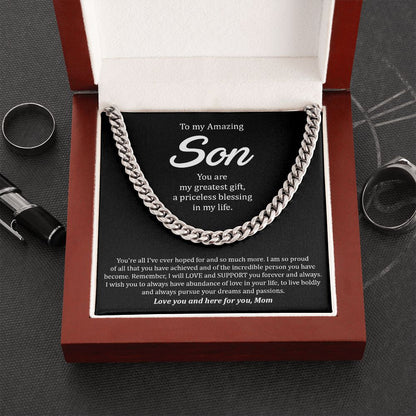 My Son | You are amazing - Cuban Link Chain