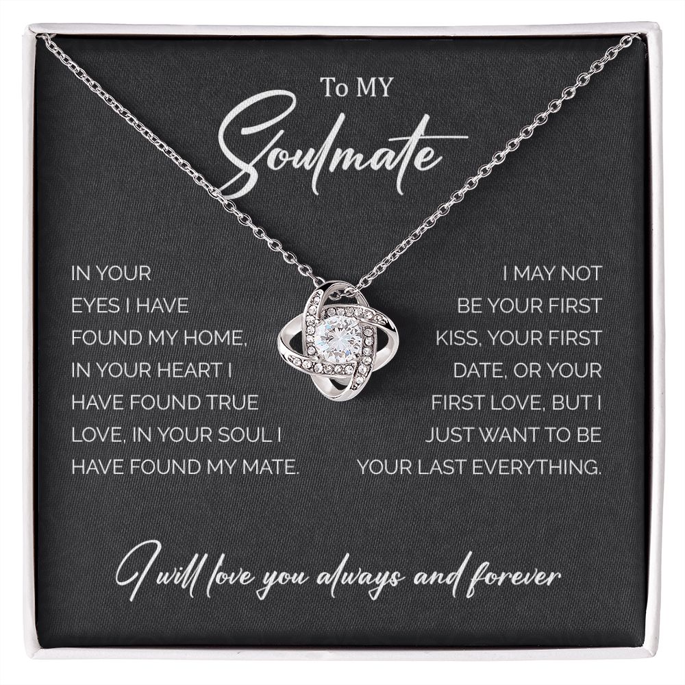 My Soulmate | You are my home - Love Knot Necklace