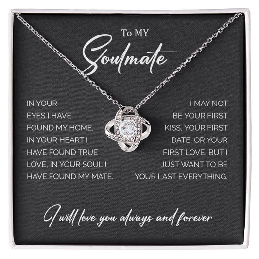My Soulmate | You are my home - Love Knot Necklace