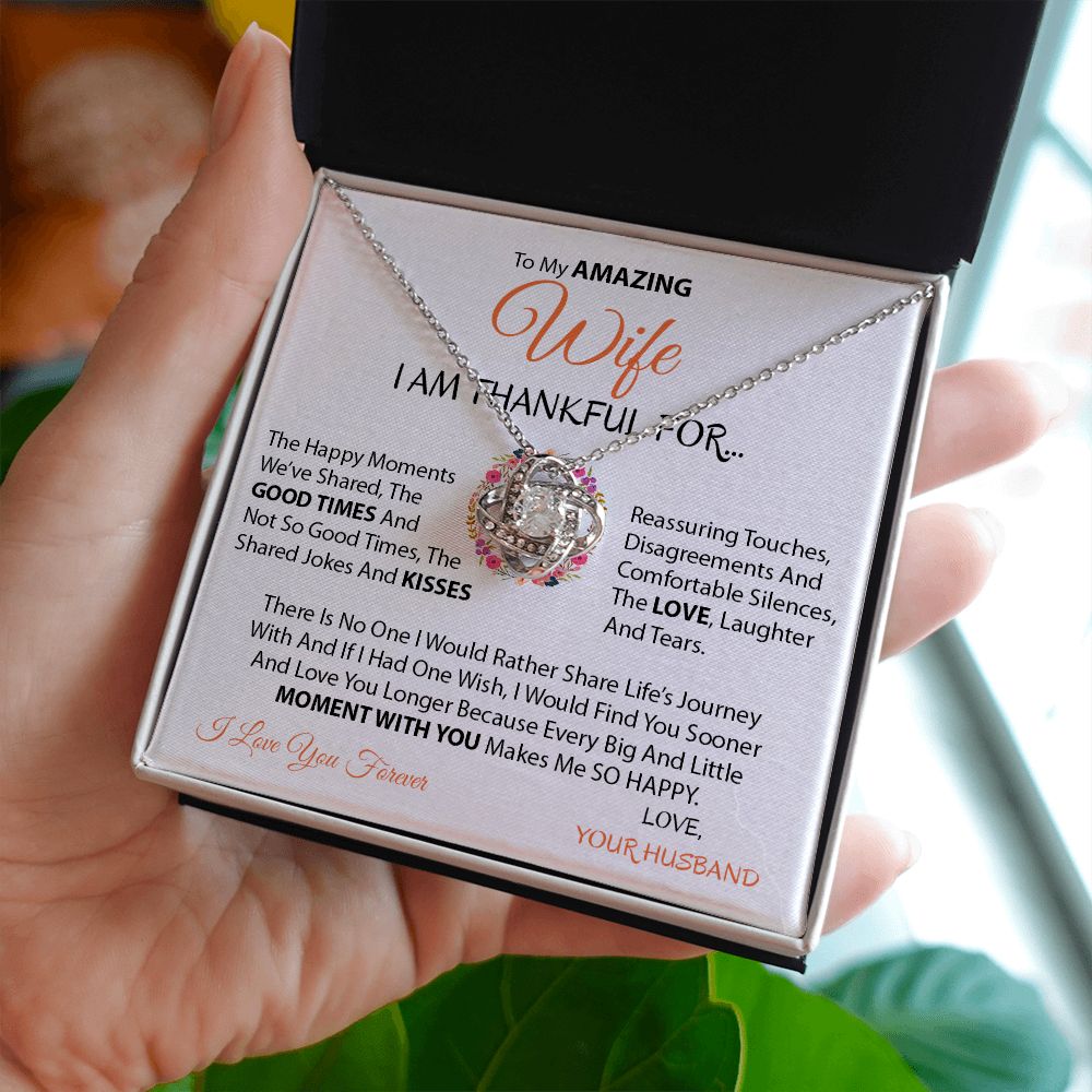 Amazing Wife | Moment with you - Love Knot Necklace