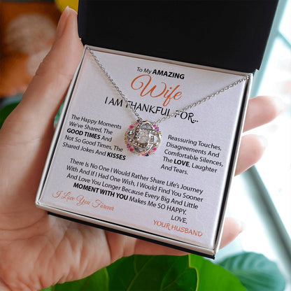 Amazing Wife | Moment with you - Love Knot Necklace