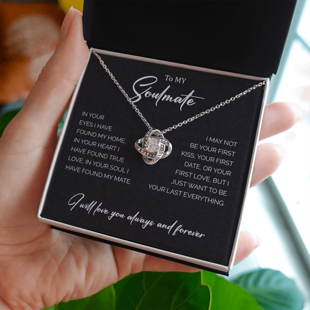 My Soulmate | You are my home - Love Knot Necklace