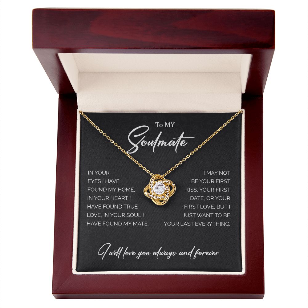 My Soulmate | You are my home - Love Knot Necklace