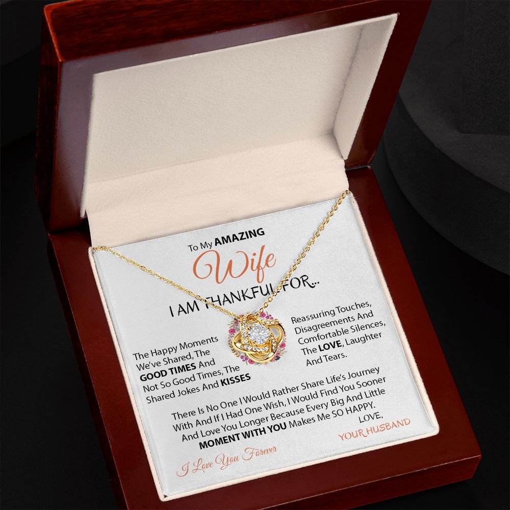 Amazing Wife | Moment with you - Love Knot Necklace