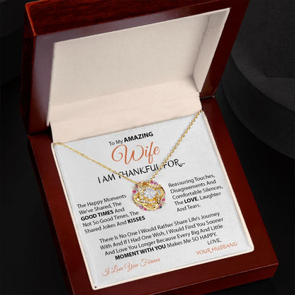 Amazing Wife | Moment with you - Love Knot Necklace