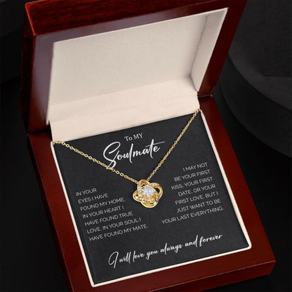 My Soulmate | You are my home - Love Knot Necklace