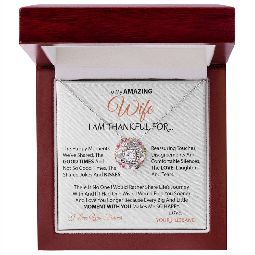Amazing Wife | Moment with you - Love Knot Necklace
