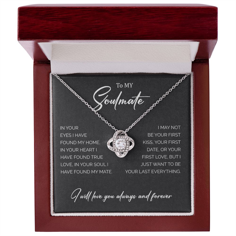 My Soulmate | You are my home - Love Knot Necklace